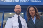 Helen at Maidstone Police Station for Gang and Knife Crime Roundtable