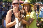 Helen Grant MP with Ramona and ‘Daisy’ at Sissinghurst dog show  