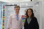 Helen Grant with Miles Scott (Chief Executive of Maidstone and Tunbridge Wells NHS Trust)