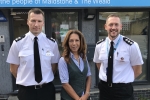 Helen Grant MP with local police chiefs