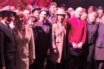 Helen with the cast of the MAOS Production of Guys and Dolls at the Hazlitt