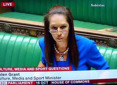 Helen addresses the House of Commons as Equalities Minister